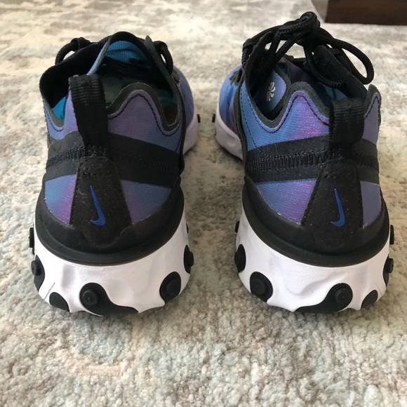 Nike React Element 55 Running Shoe Laser Fuchsia 8 - Picture 3 of 9